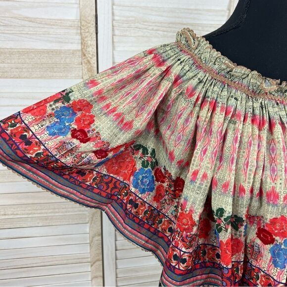 Anthropologie Bhanuni by Jyoti Villa Cropped Sequin Top Small - Picture 4 of 11